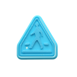 No.0095 道路標識 横断歩道B