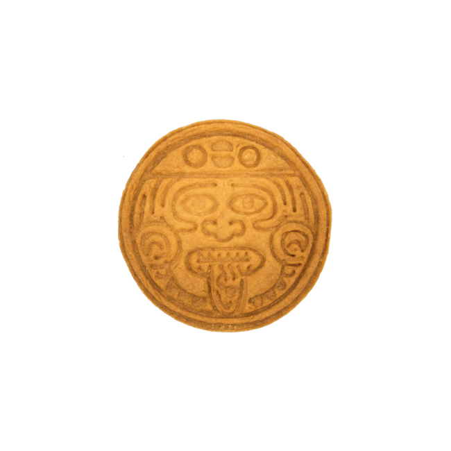 No.0221　太陽の石　（部分）別名：アステカの暦石/アステックカレンダー