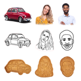 02: オーダーメイド カラー画像・写真をクッキー型にする