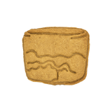 No.0403 楽焼白片身変茶碗 銘 不二山