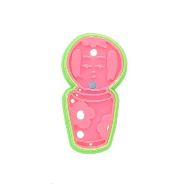No.0027 こけし クッキー型 – sacsac / cookie cutter museum