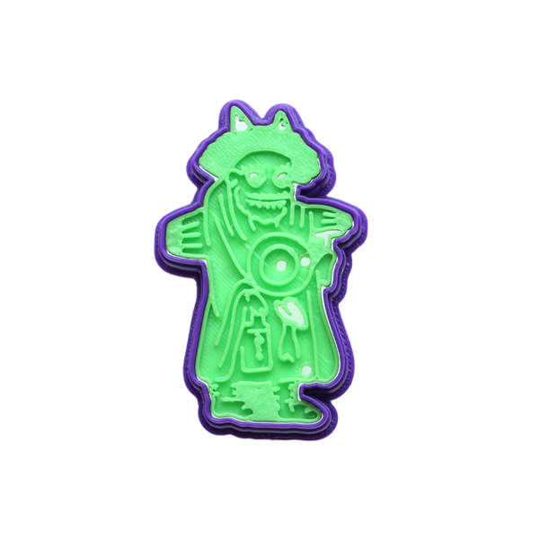 No.0083 大津絵（鬼の寒念仏） クッキー型 – sacsac / cookie cutter