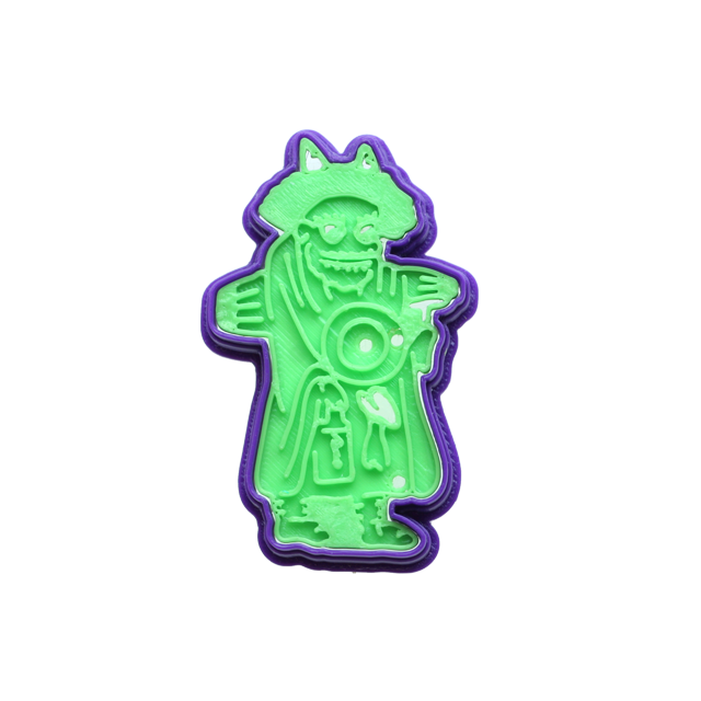 No.0083 大津絵（鬼の寒念仏） クッキー型 – sacsac / cookie cutter