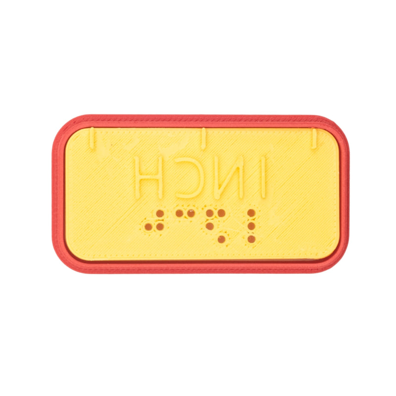 No.0038 Braille Cookie Cutter [pulgada]