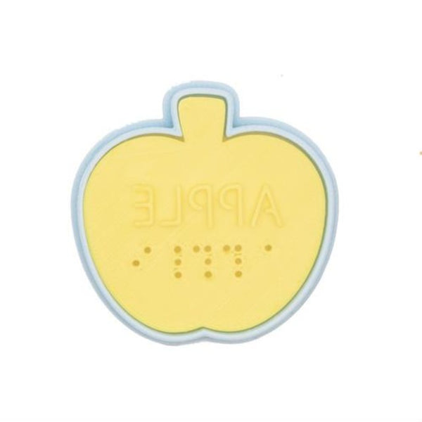 N ° 0030 Braille Cookie Cutter [Apple]