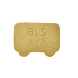 N ° 0031 Braille Cookie Cutter [Bus]