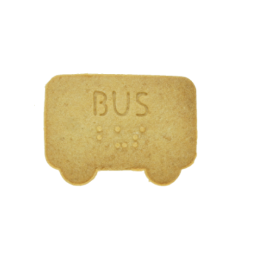 No.0031 Braille Cookie Cutter [Bus]