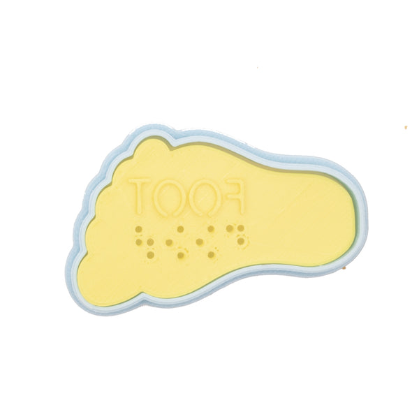 No.0035 Braille Cookie Cutter[FOOT]