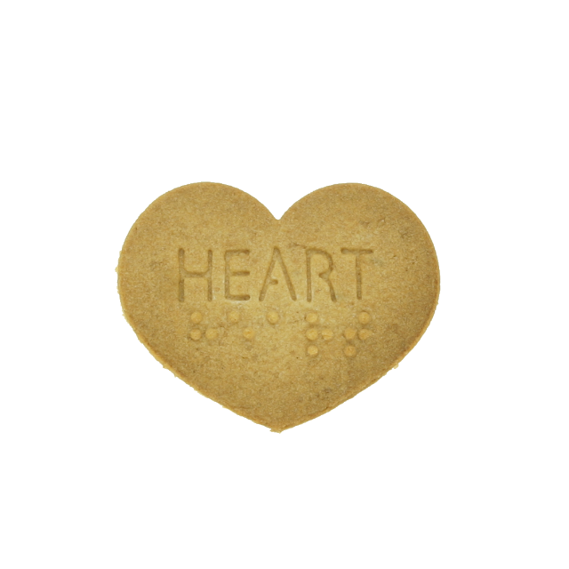 N ° 0037 Braille Cookie Cutter [Heart]