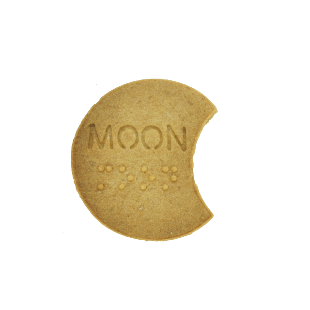 N ° 0042 Braille Cookie Cutter [Moon]