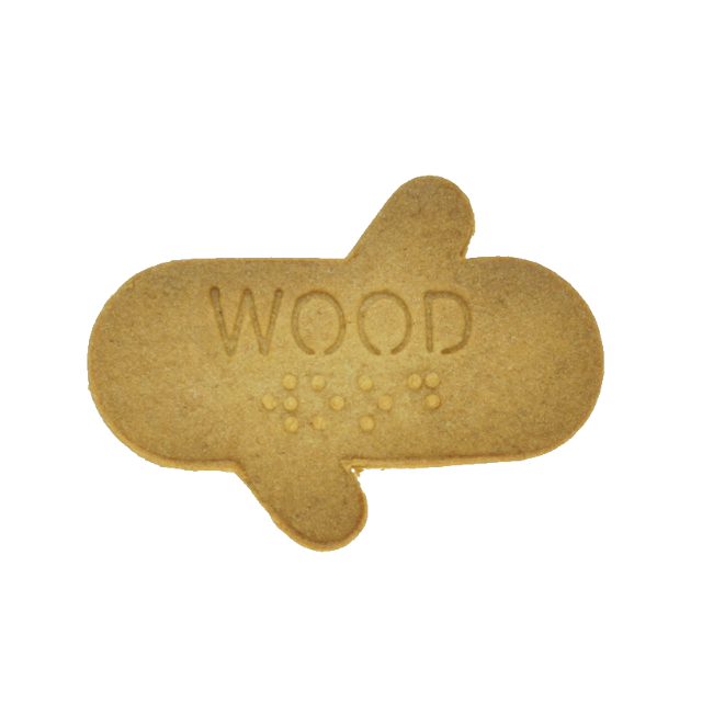 No.0052 BRAILLE COOKIE CUTTER [Wood]