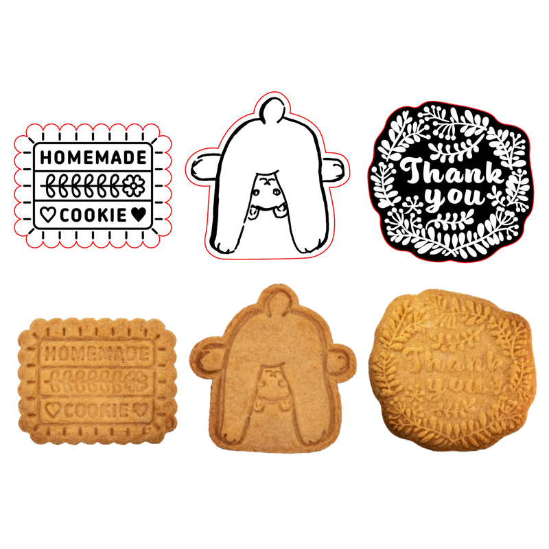01: オーダーメイド 描いた絵をクッキー型にする – sacsac / cookie 01: オーダーメイド 描いた絵をクッキー型にする – sacsac / cookie