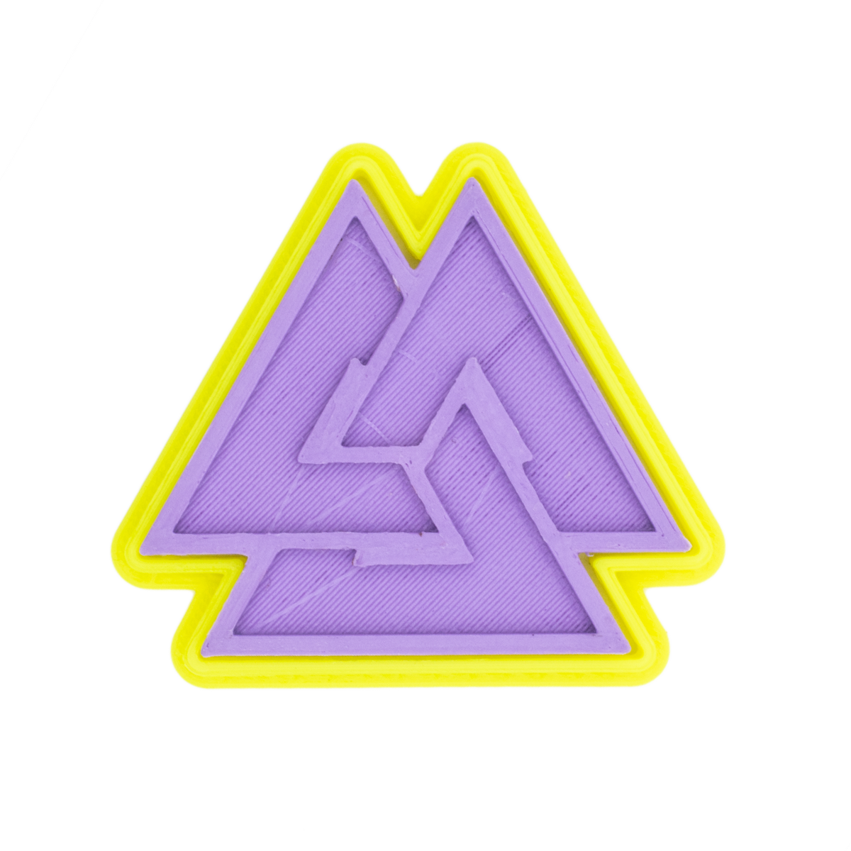 No.0665 Valknut / ヴァルクヌート – sacsac / cookie cutter museum Nordic Coin  Vegvísir Odin トリプルホーン トリケトラ